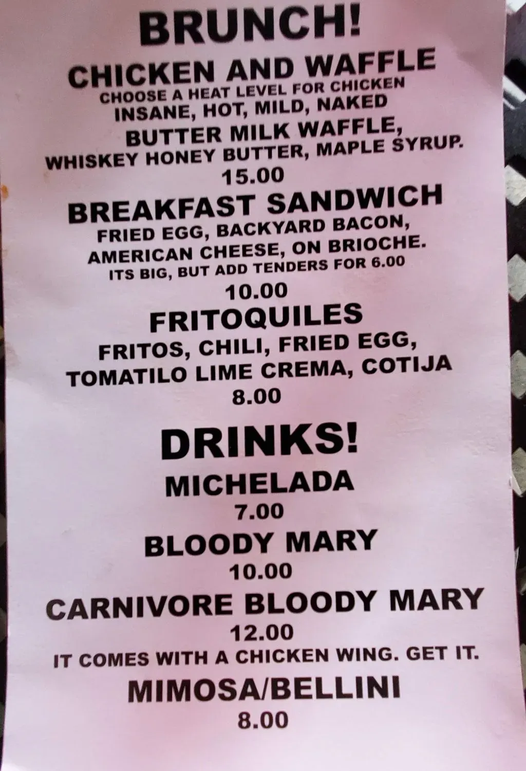 Menu 6