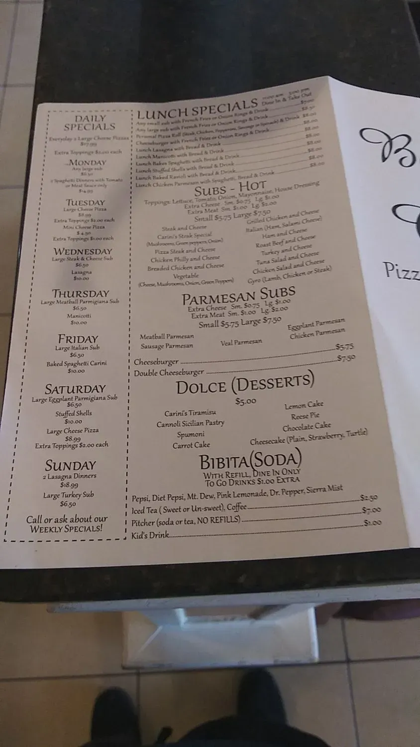 Menu 6