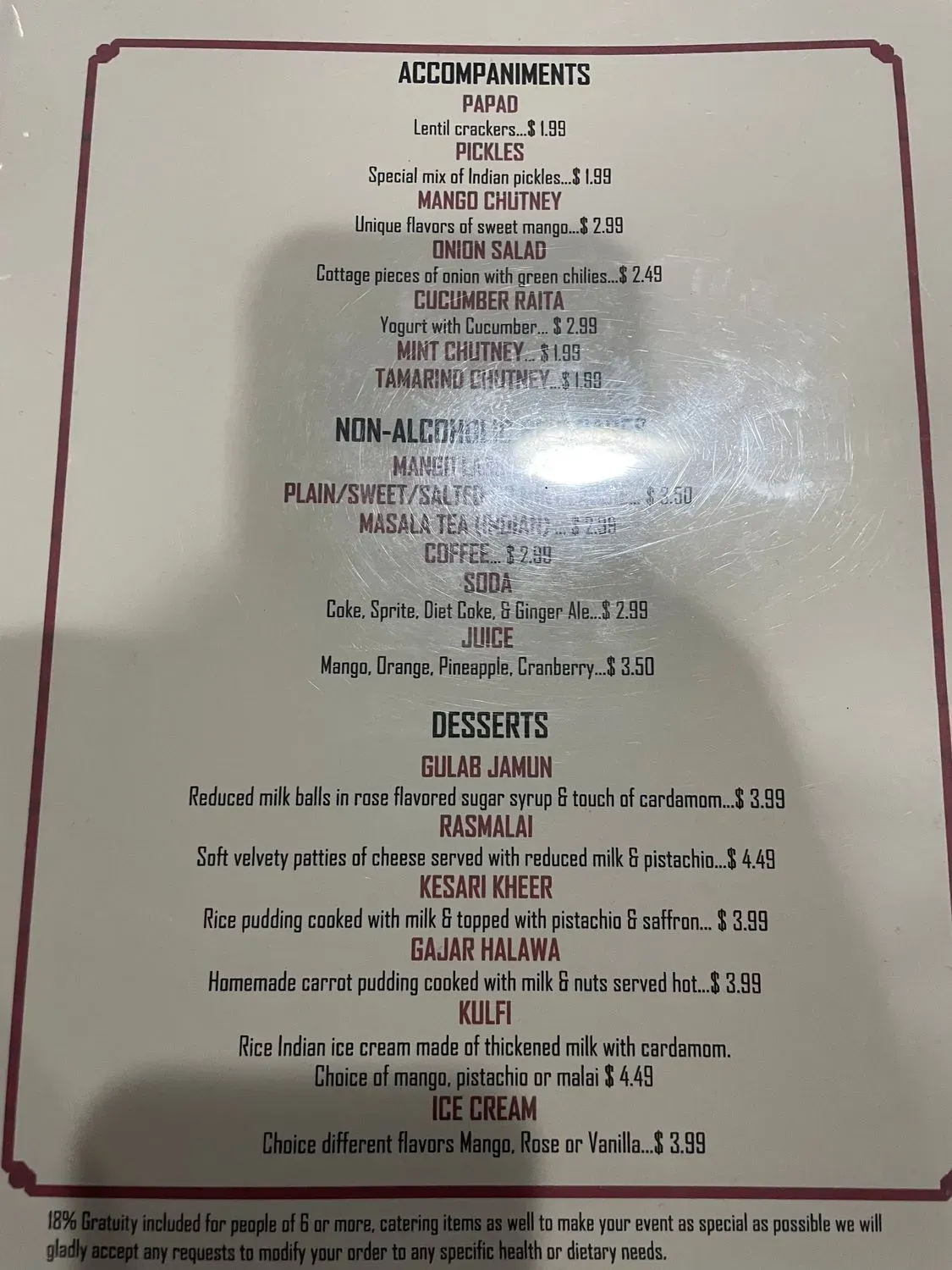 Menu 4