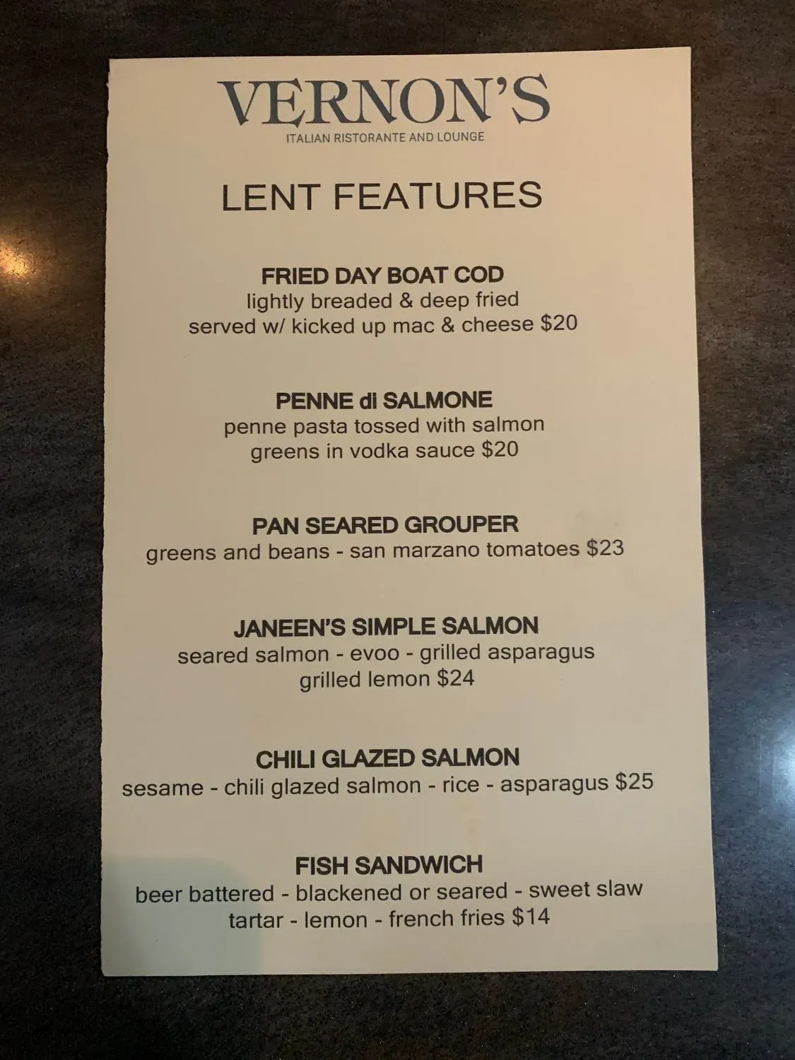 Menu 3