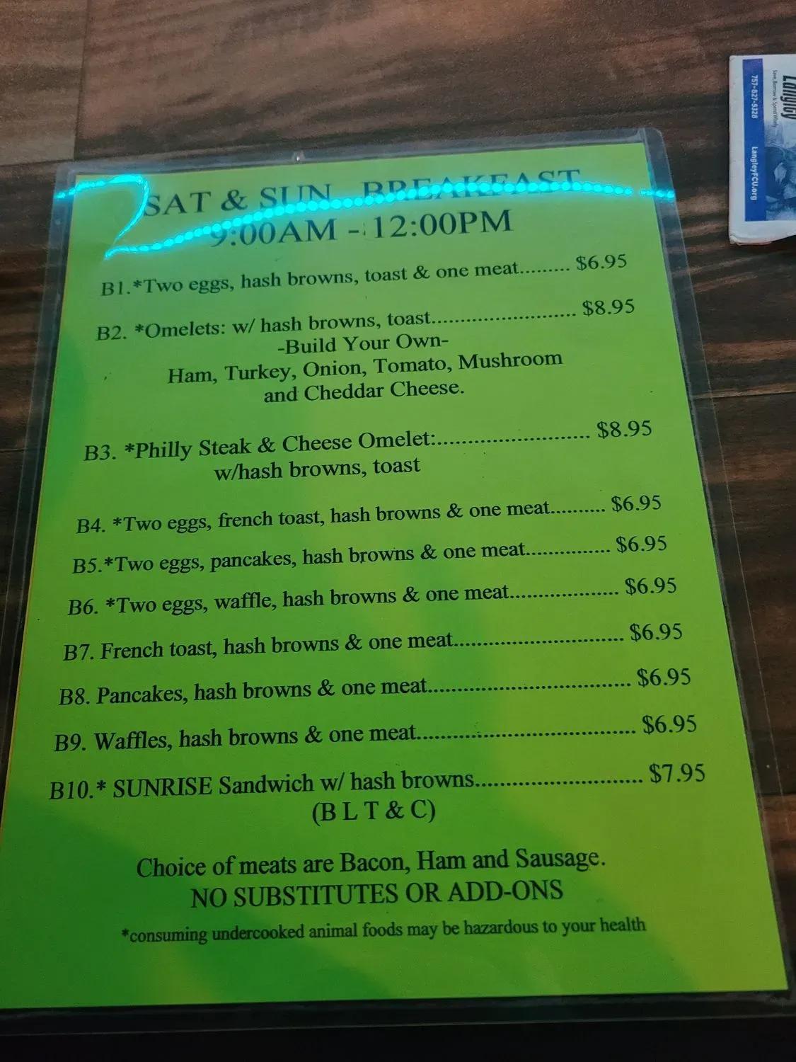 Menu 2