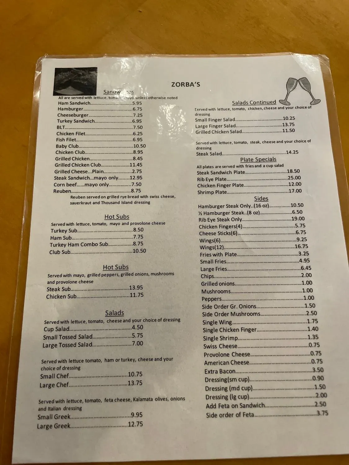 Menu 2