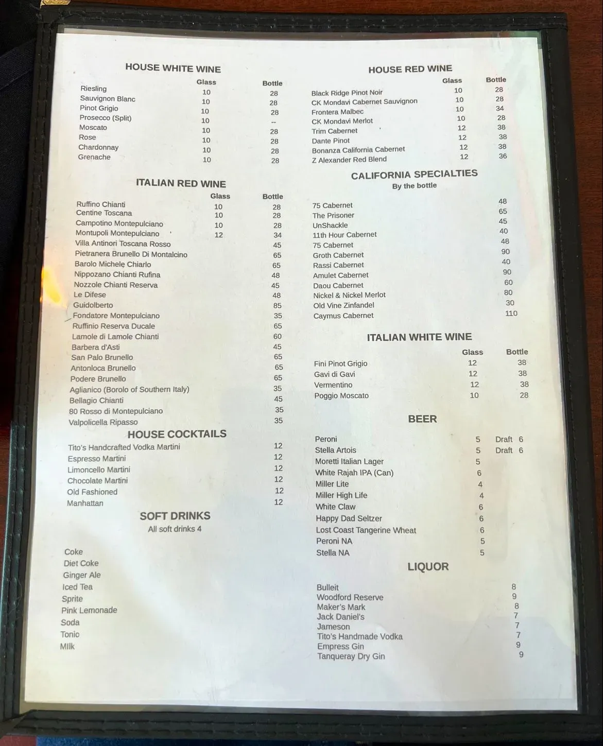 Menu 2