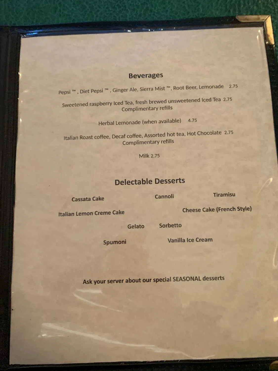 Menu 6