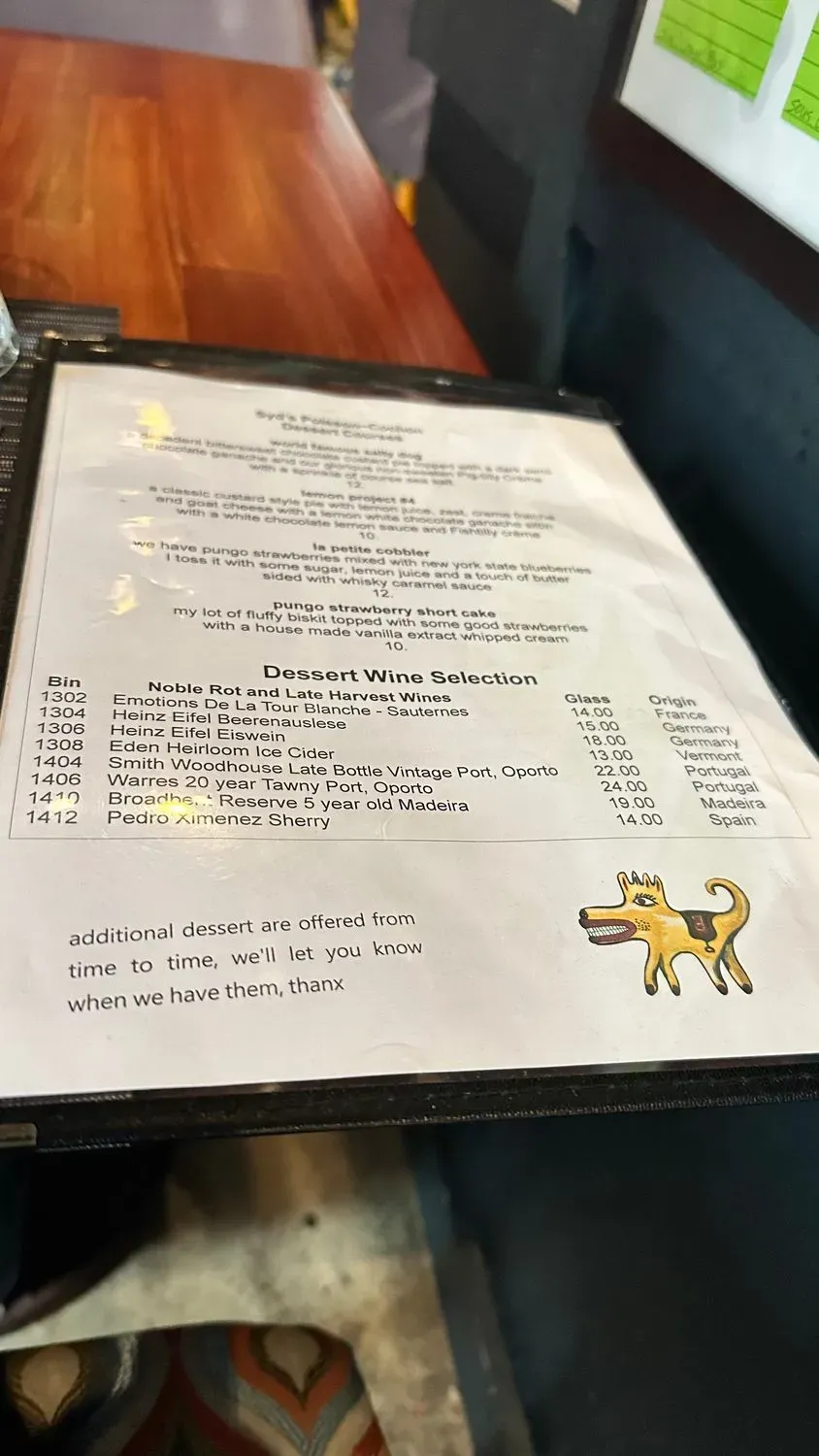 Menu 4