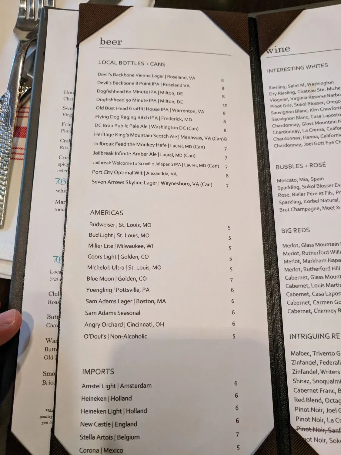 Menu 6