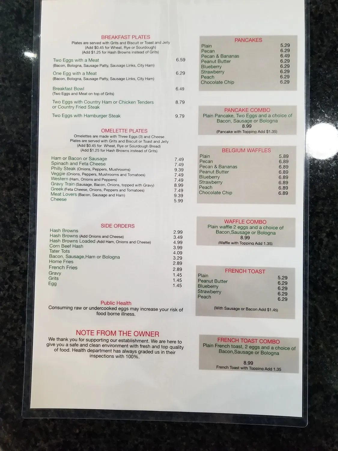 Menu 4