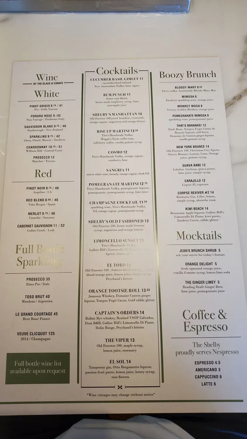 Menu 3