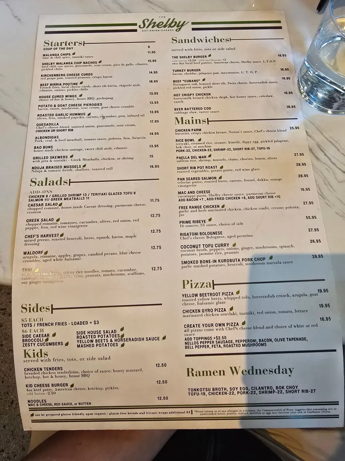 Menu 3