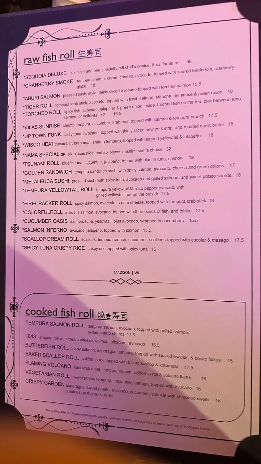 Menu 3