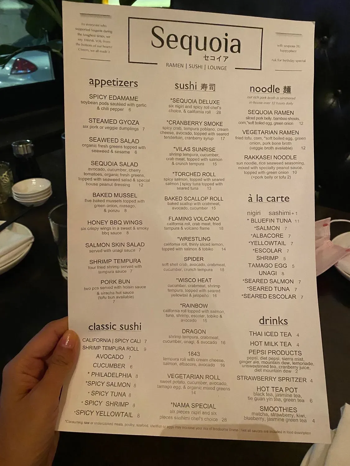 Menu 6