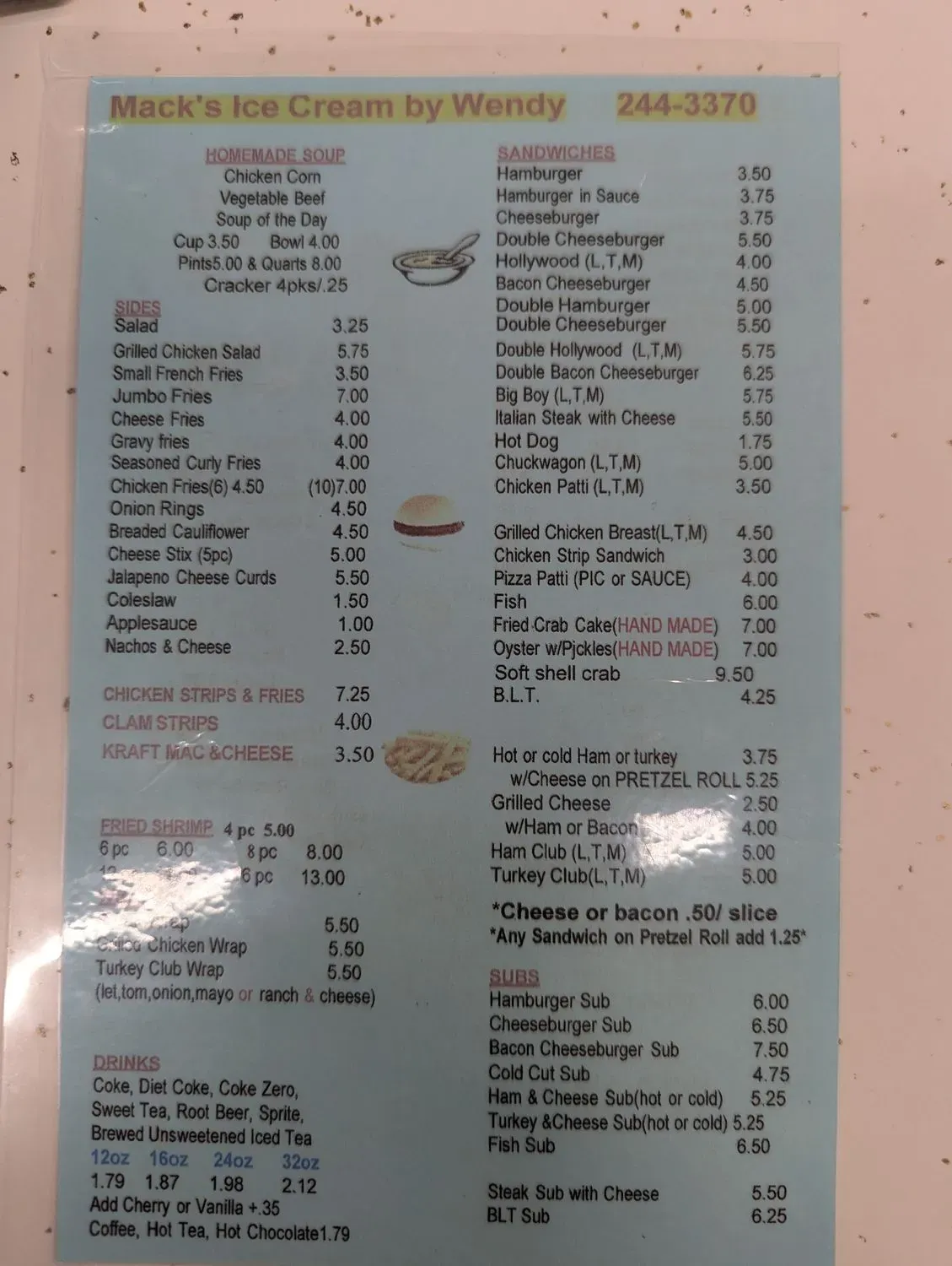 Menu 2