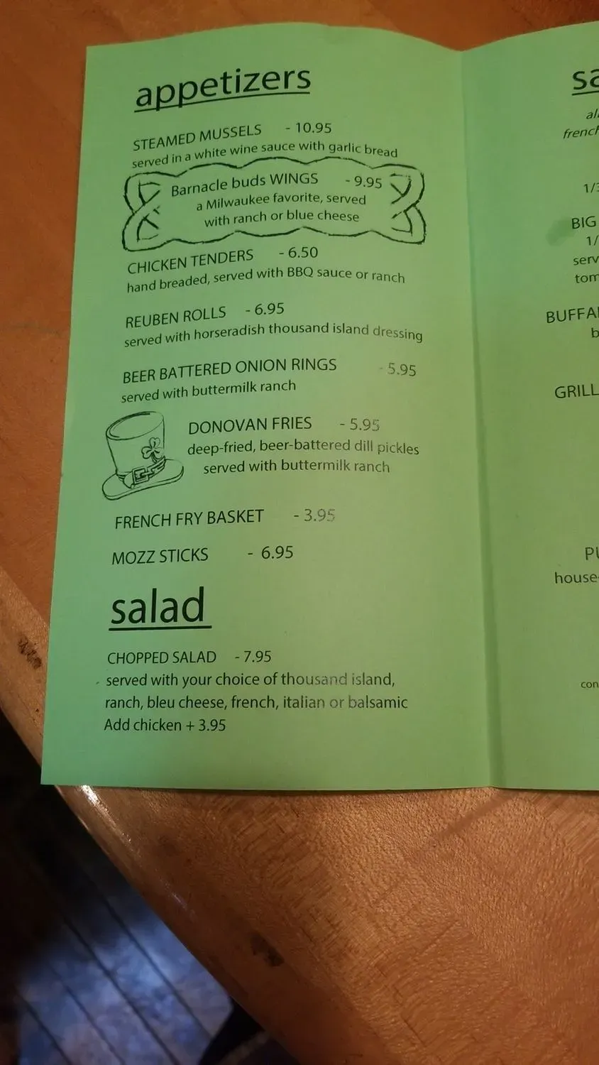 Menu 2