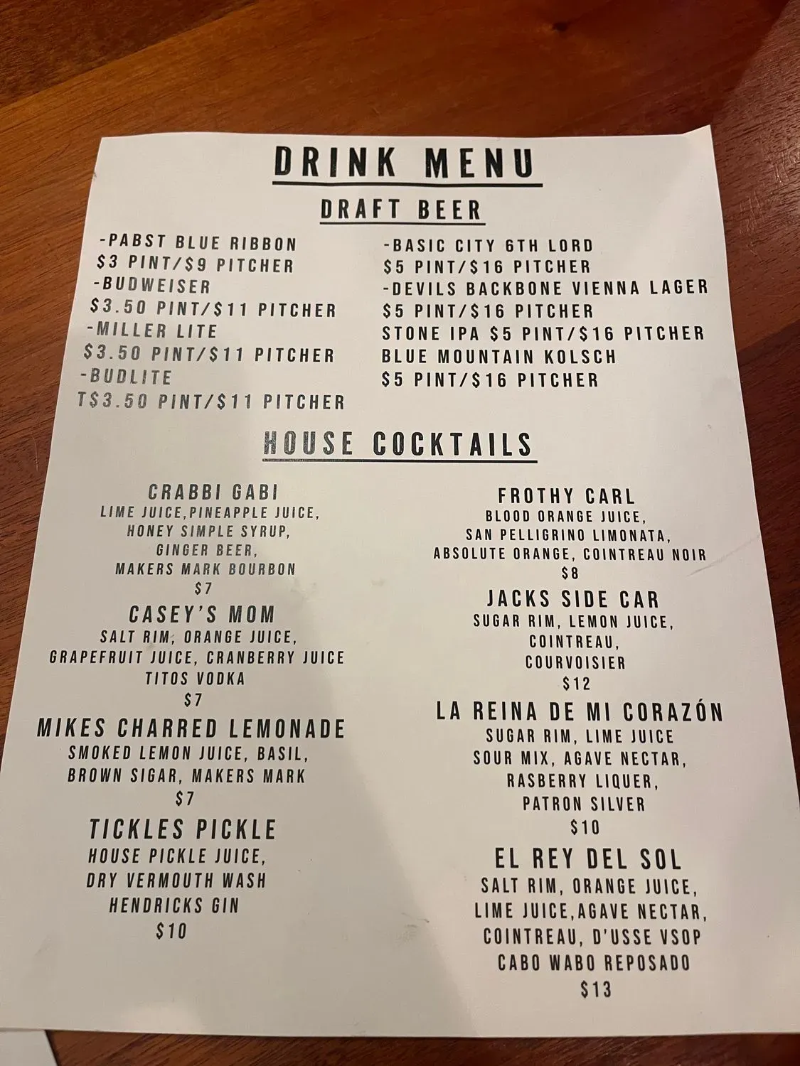 Menu 6