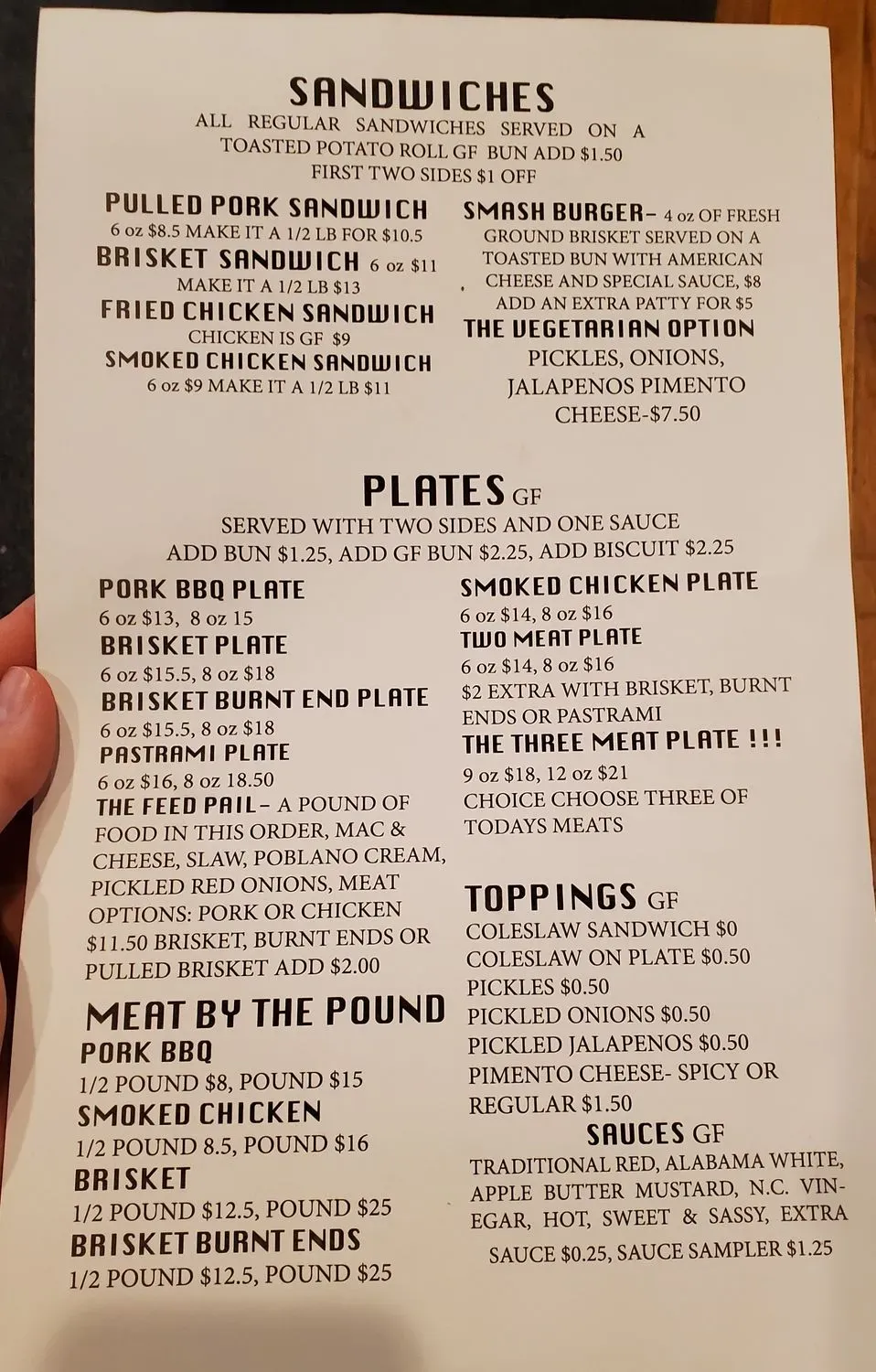 Menu 5