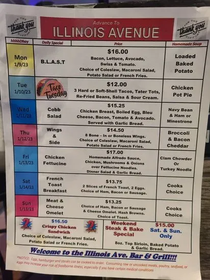 Menu 4