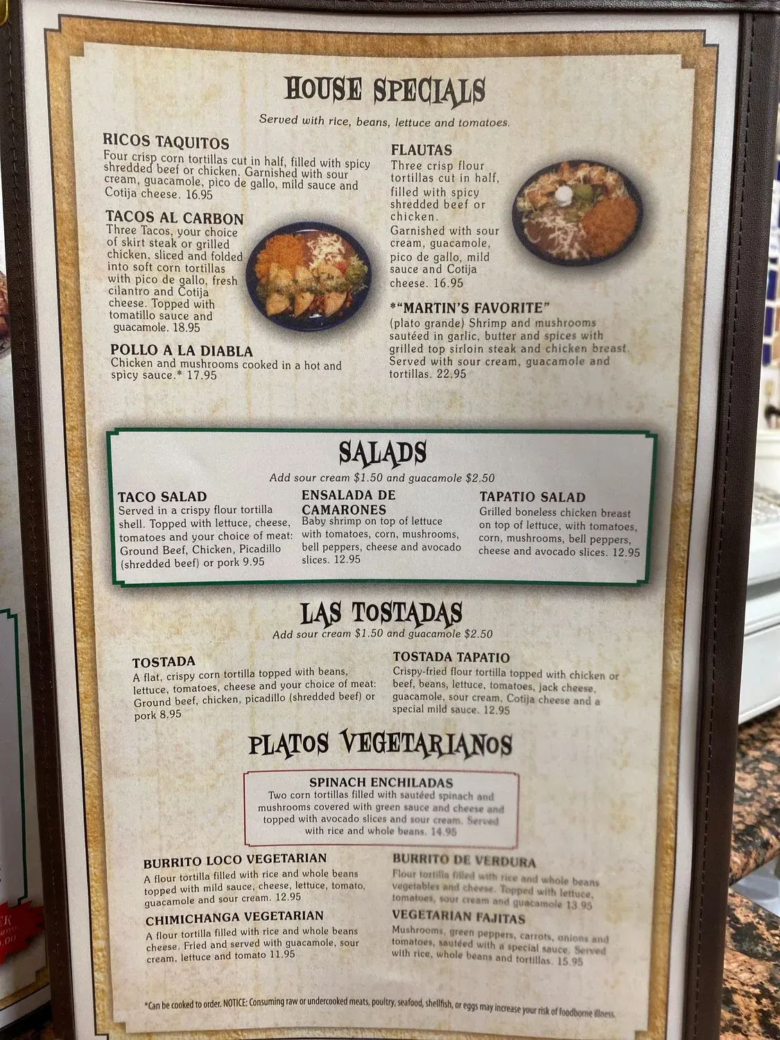 Menu 5