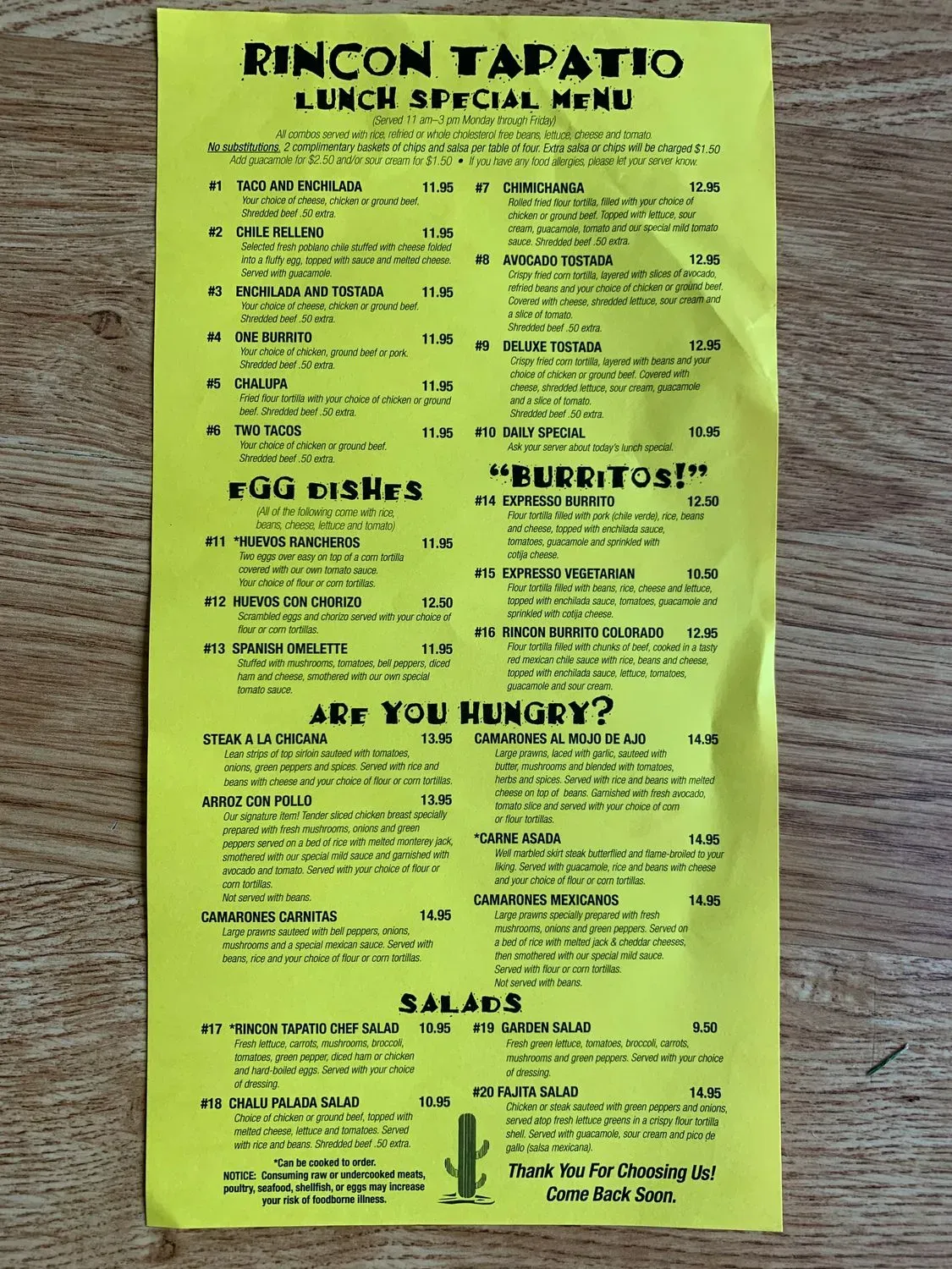 Menu 6