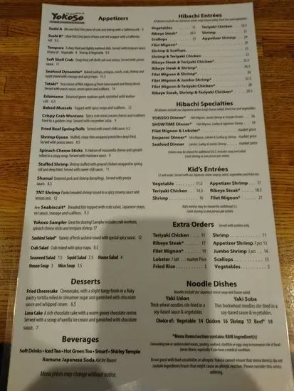 Menu 6