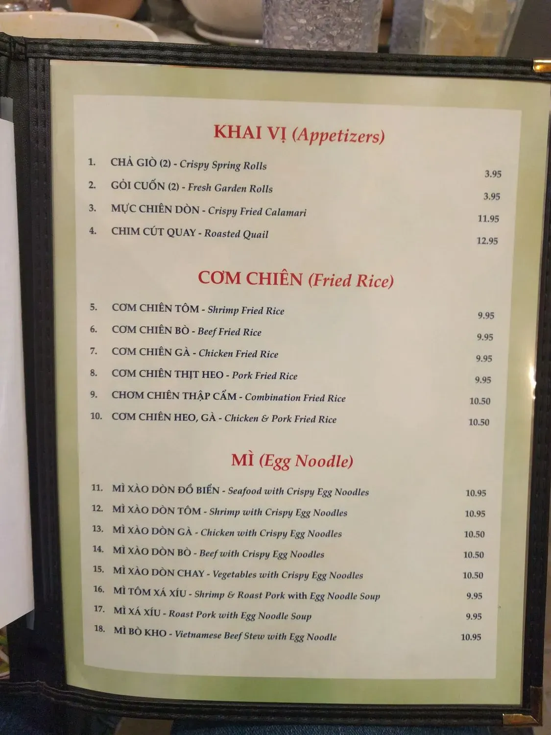 Menu 6