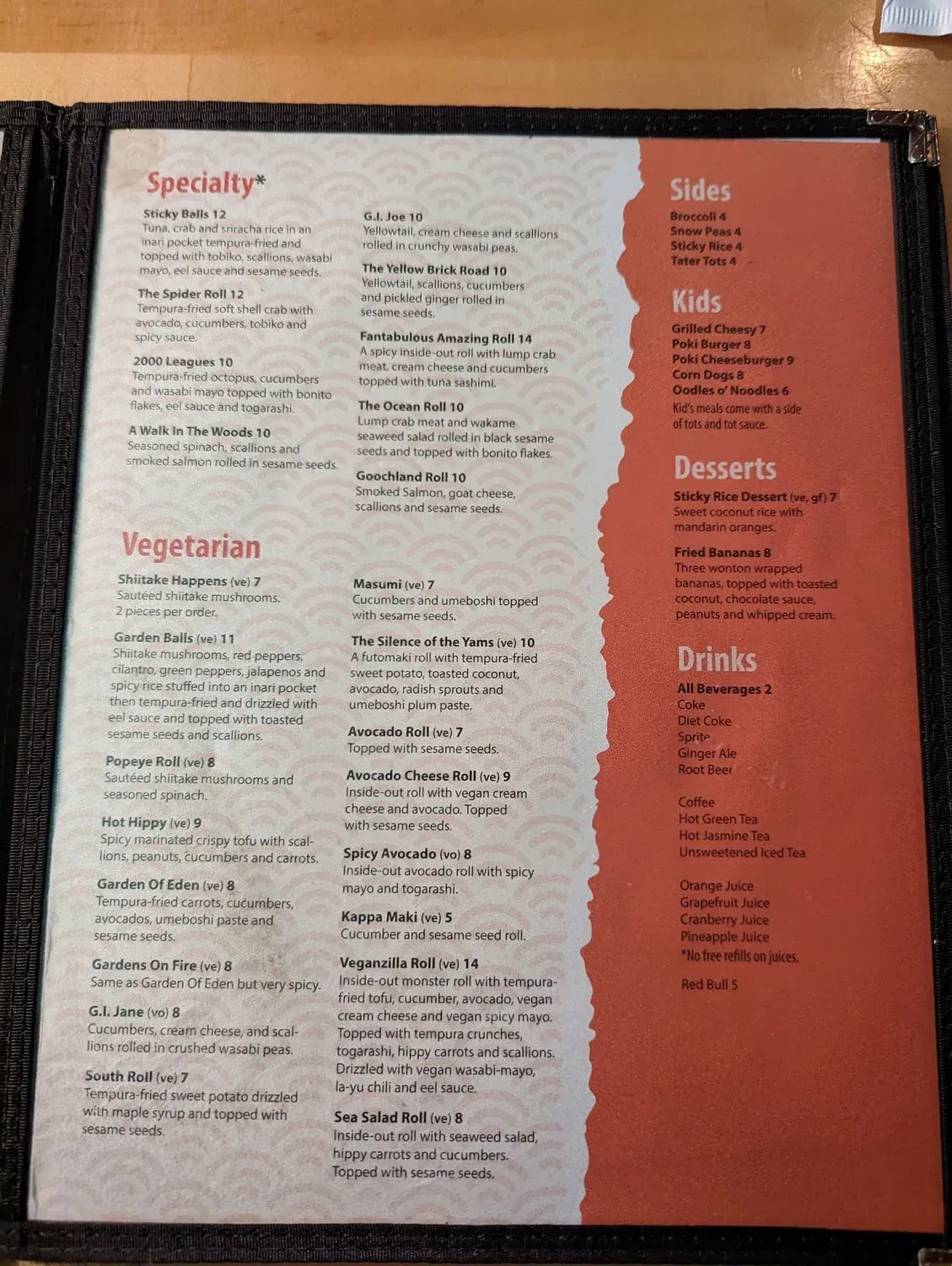 Menu 5