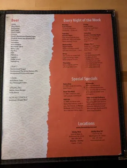 Menu 6