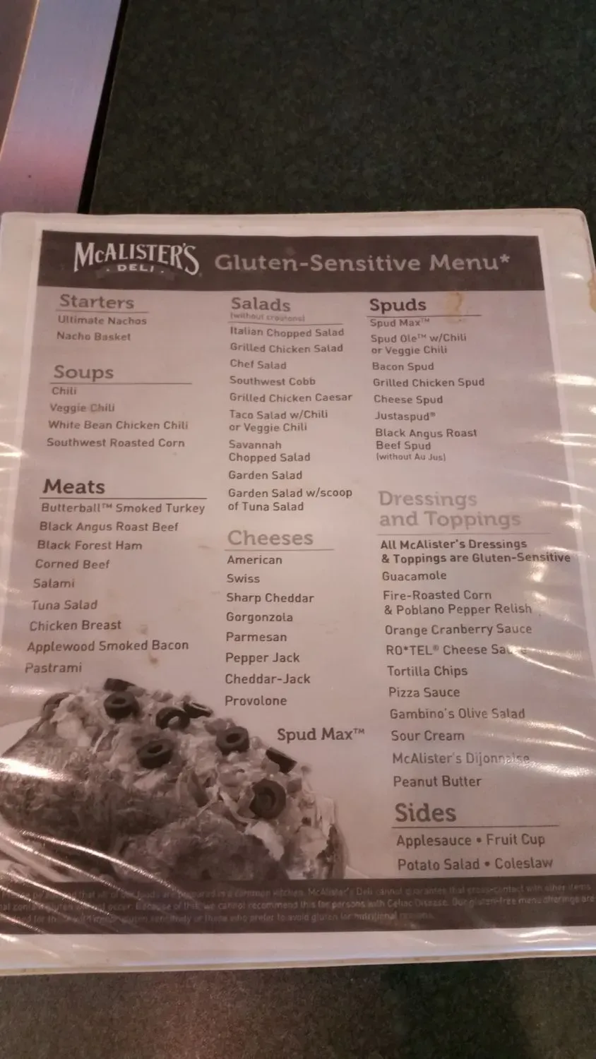 Menu 5