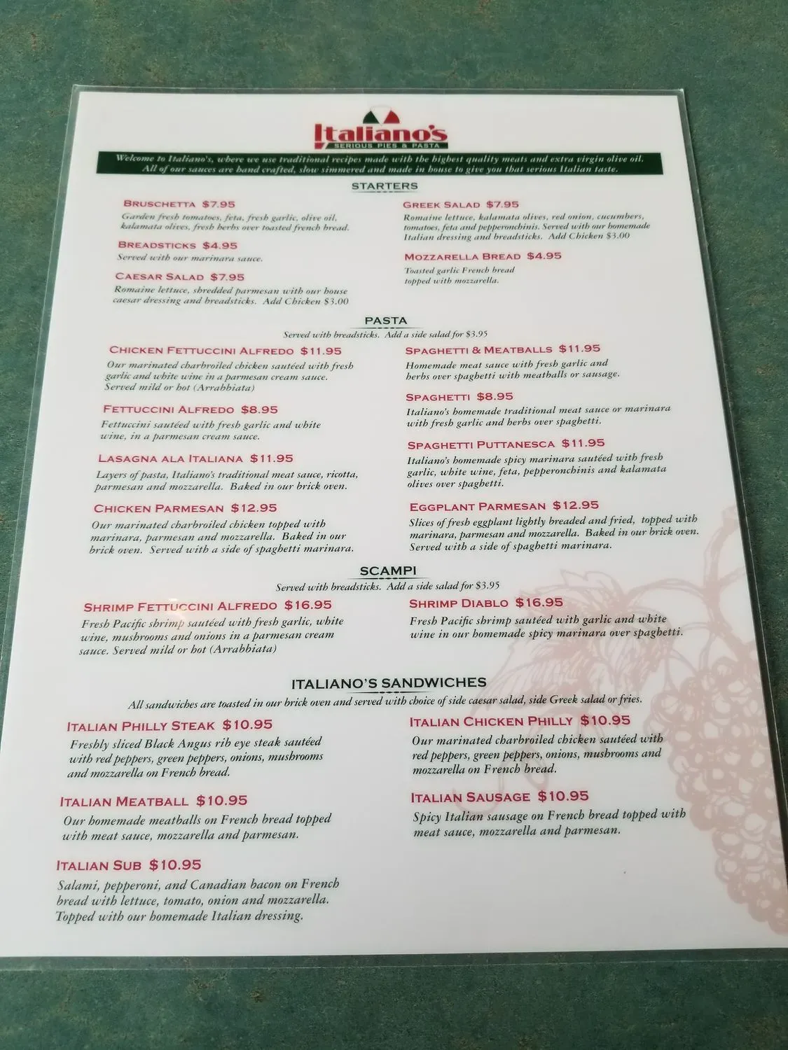 Menu 2