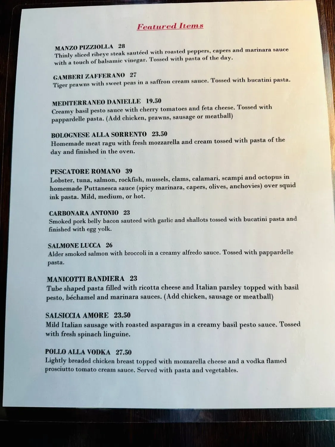 Menu 4