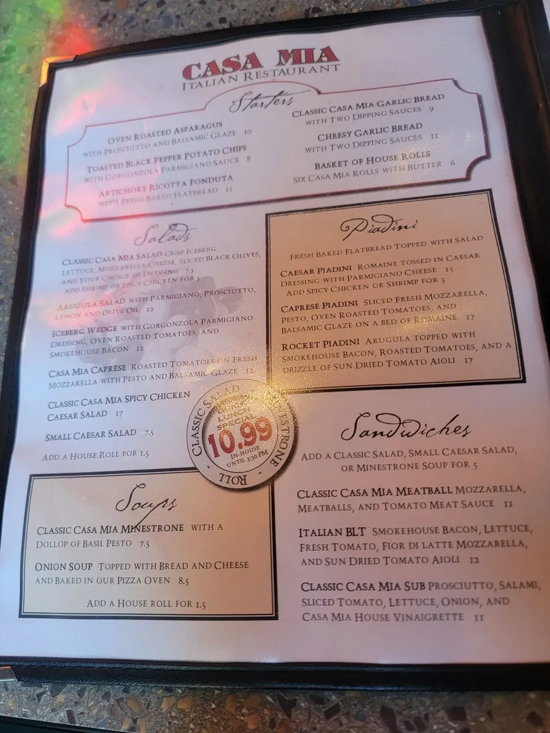 Menu 4