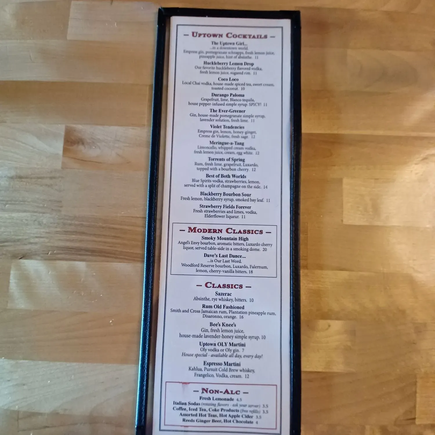 Menu 6