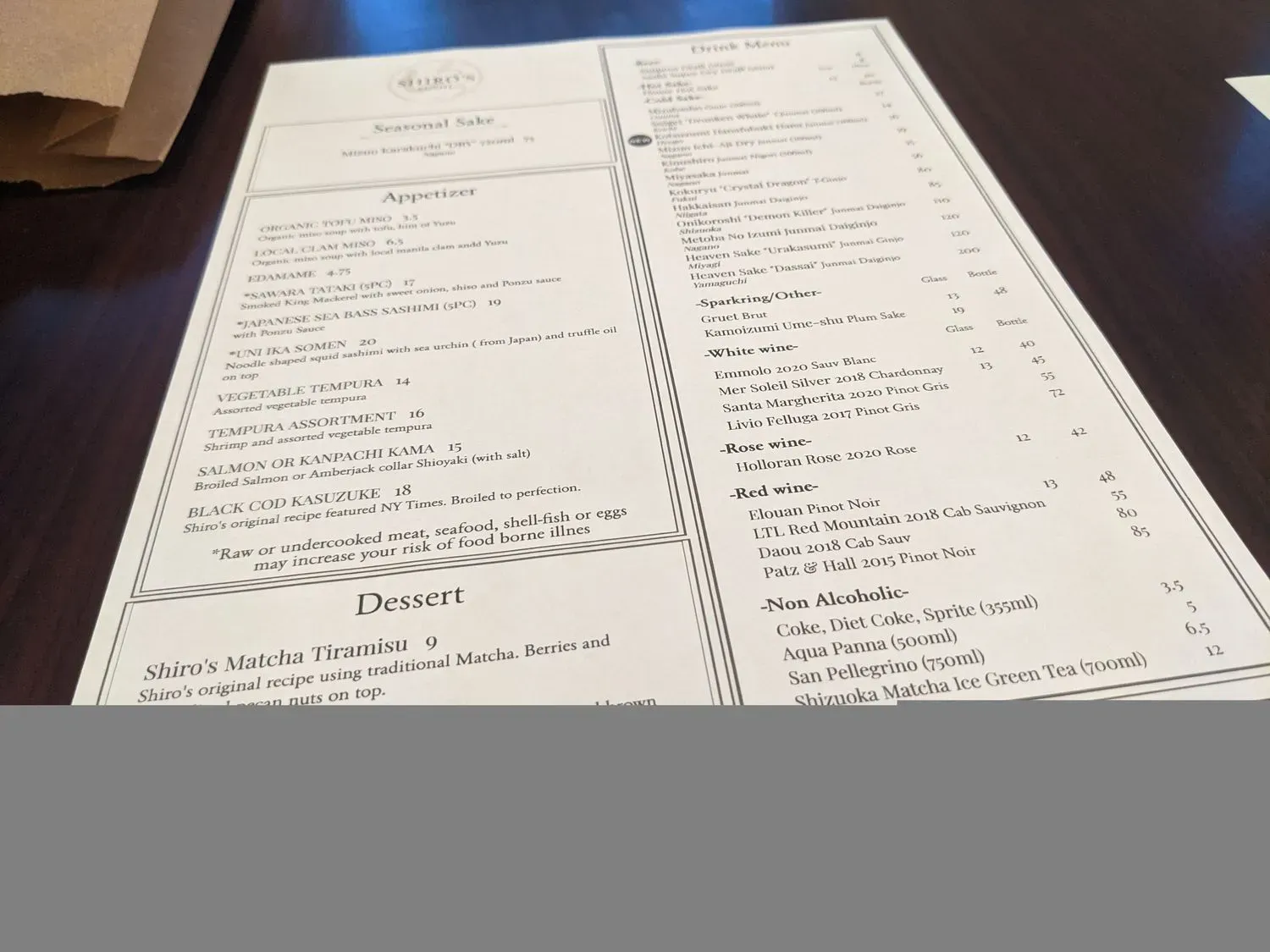 Menu 4