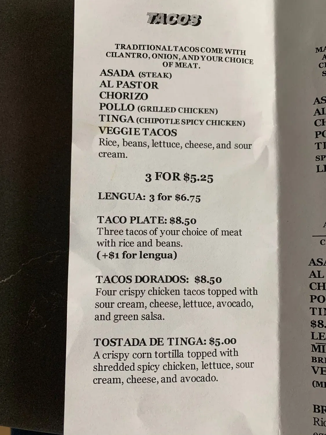 Menu 2