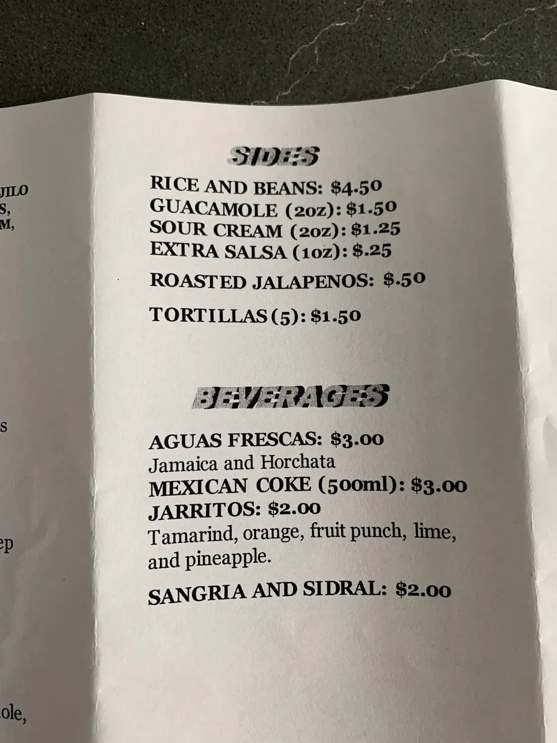 Menu 3