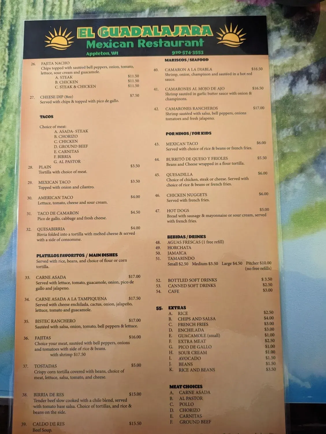 Menu 4