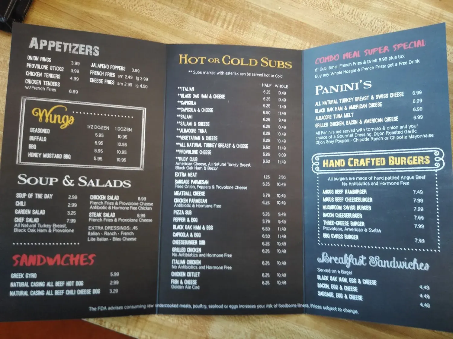 Menu 4