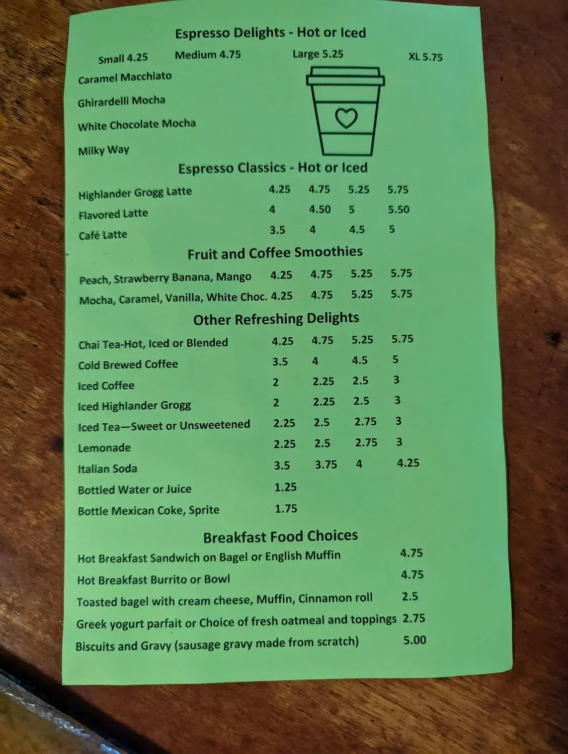 Menu 3