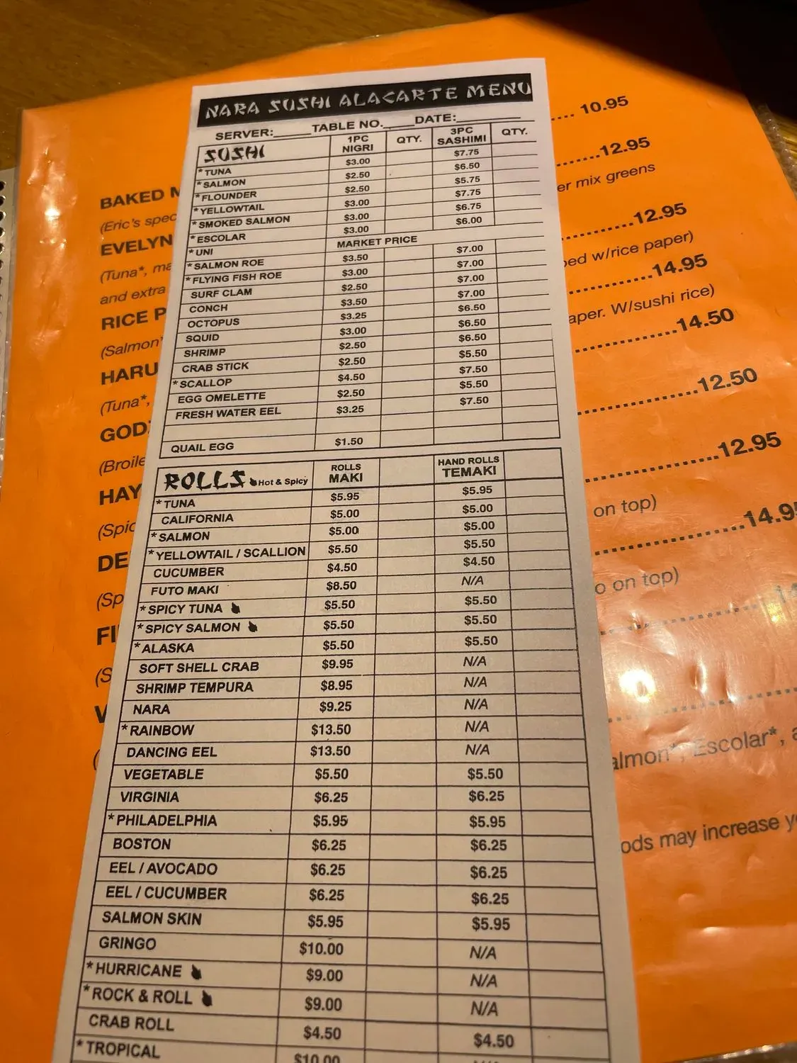 Menu 2