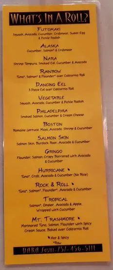 Menu 5