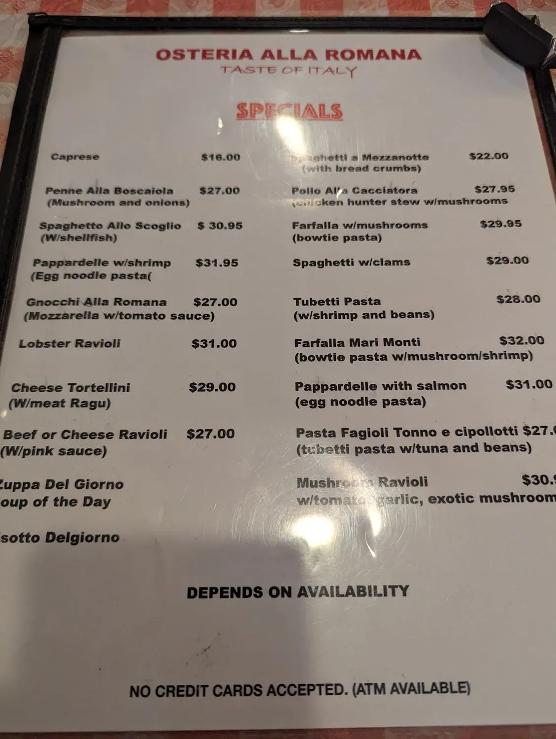 Menu 2