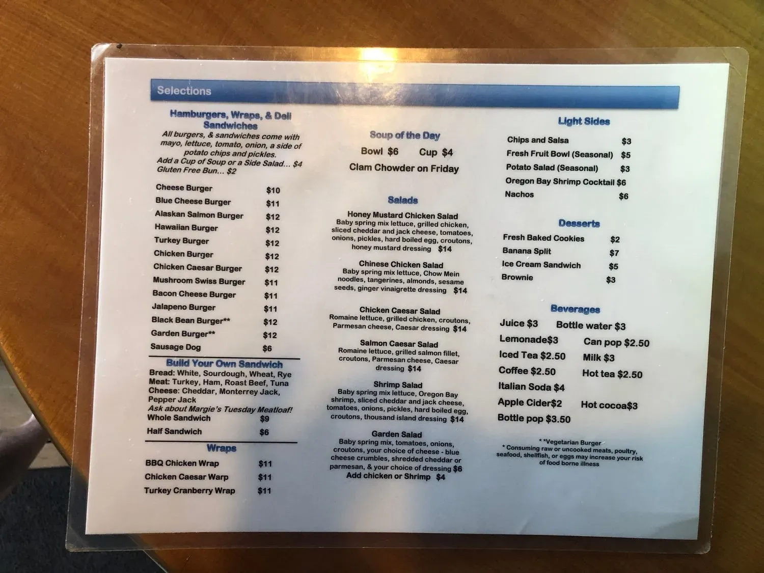 Menu 5