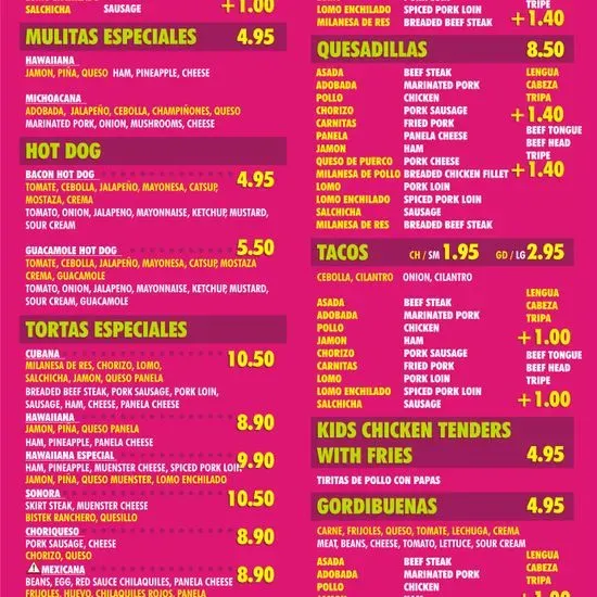 Menu 2