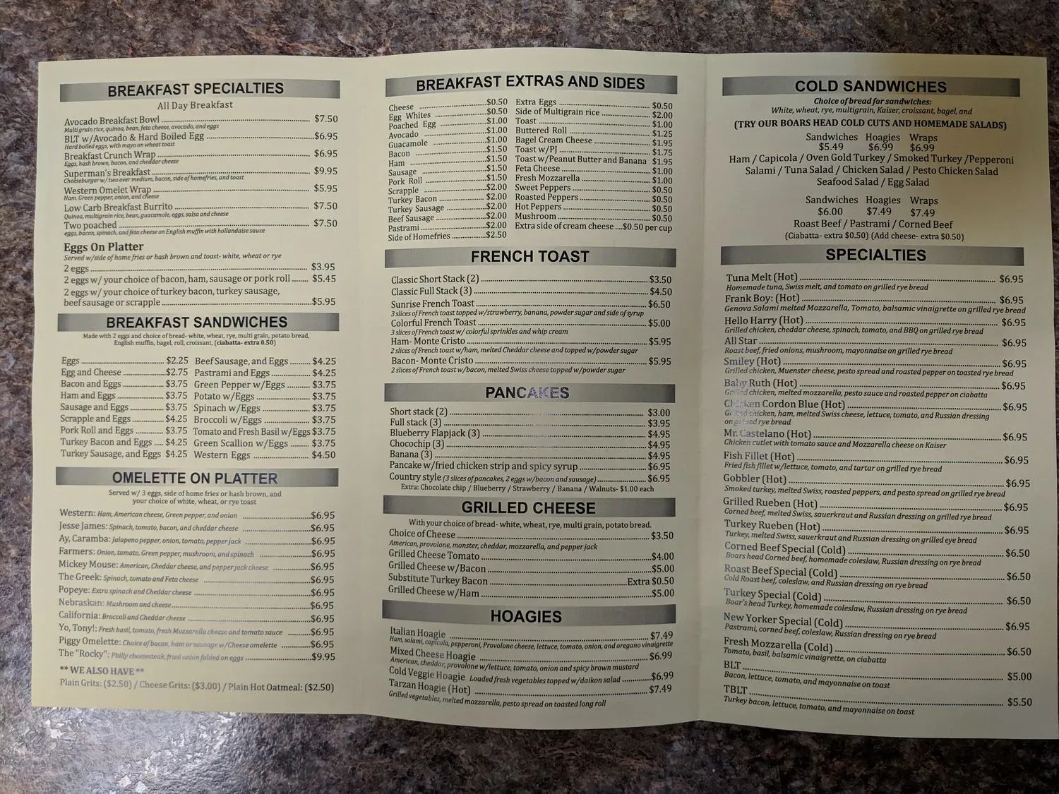 Menu 2