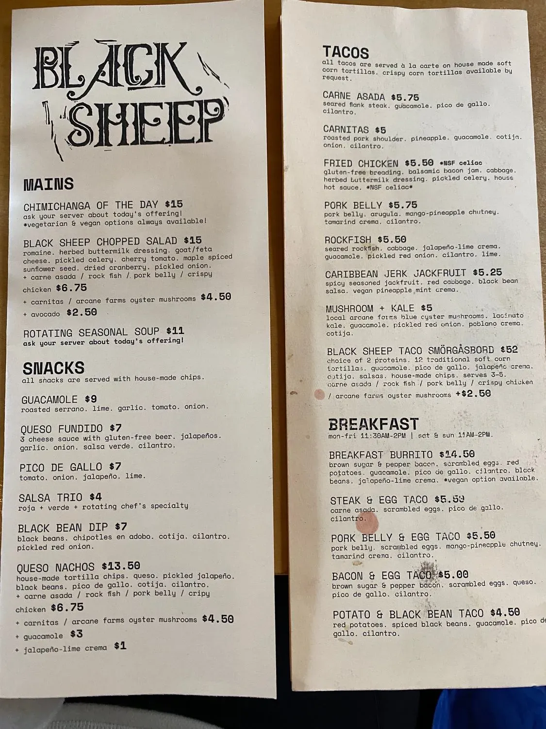 Menu 6