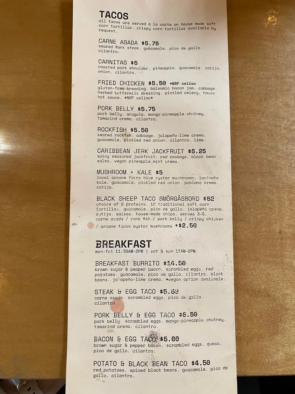 Menu 4