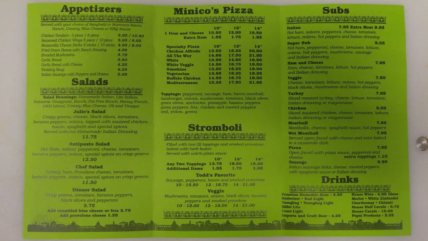 Menu 6