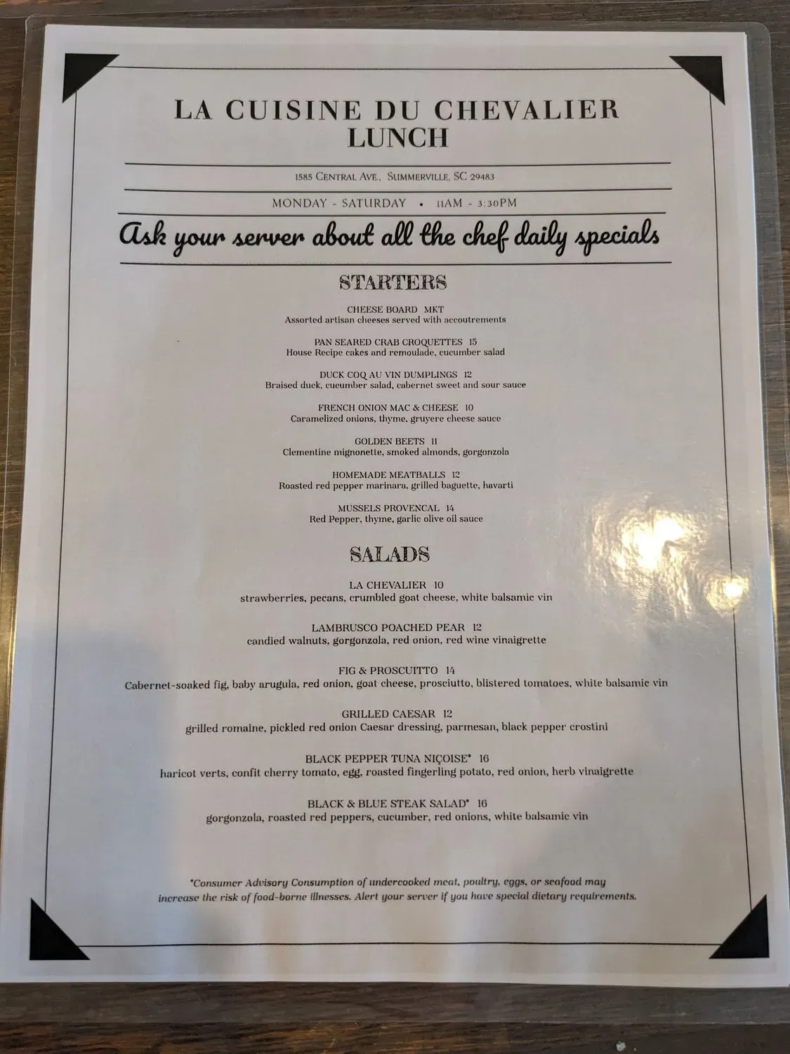 Menu 6