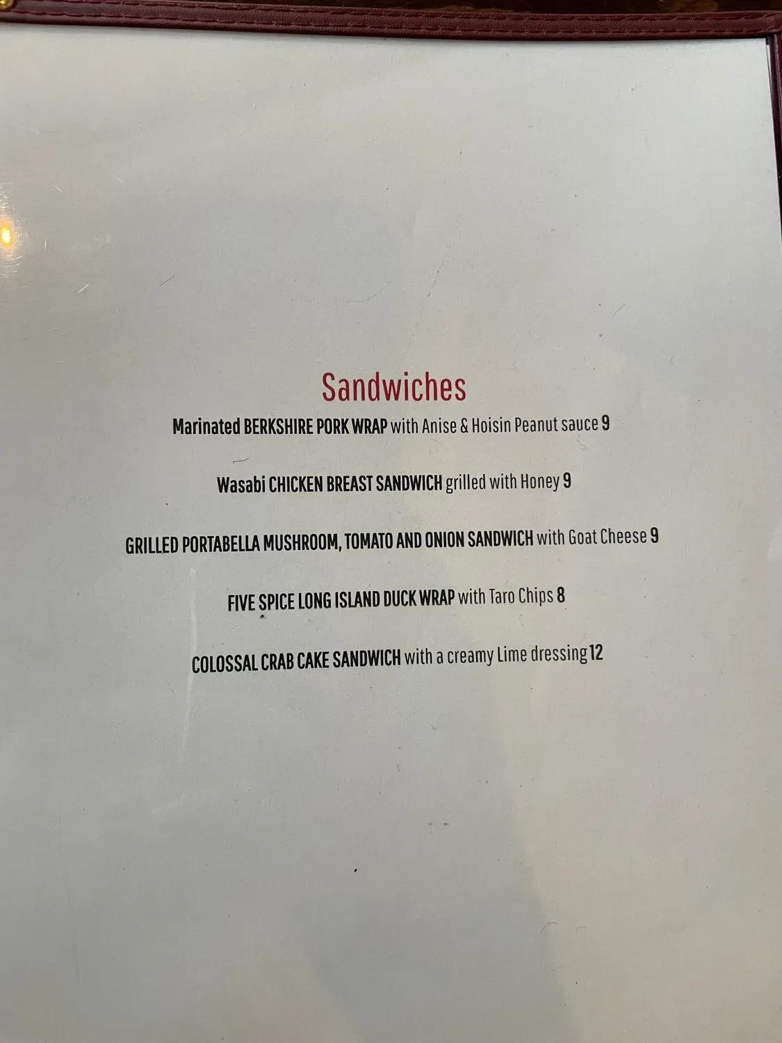 Menu 6