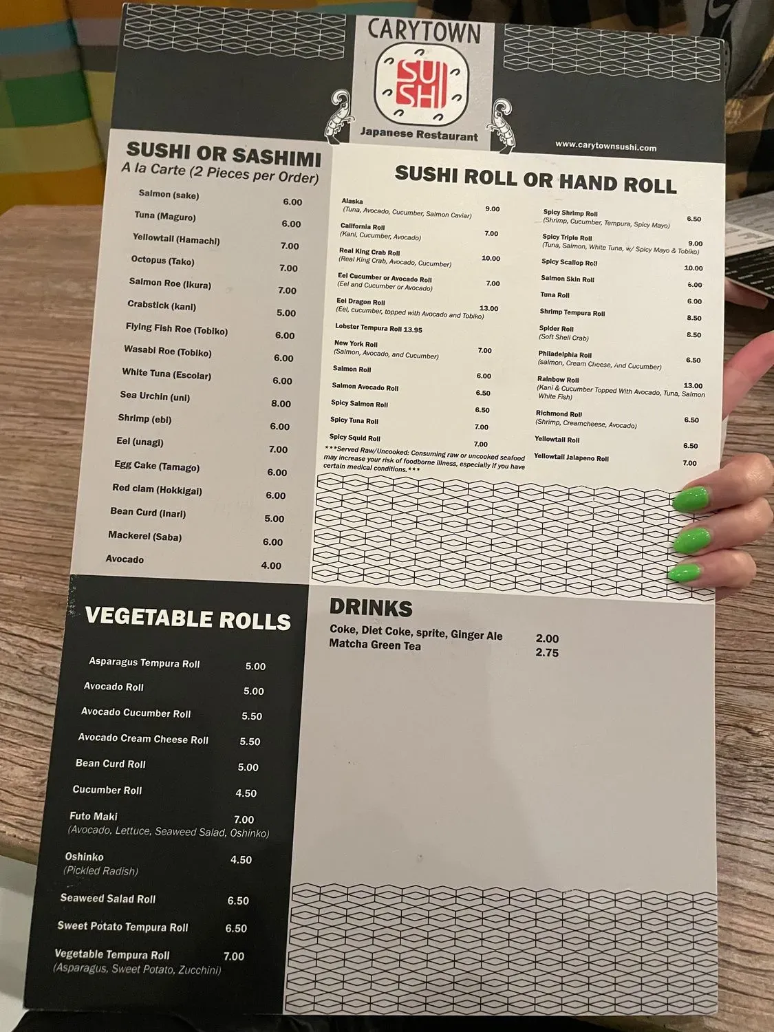 Menu 3