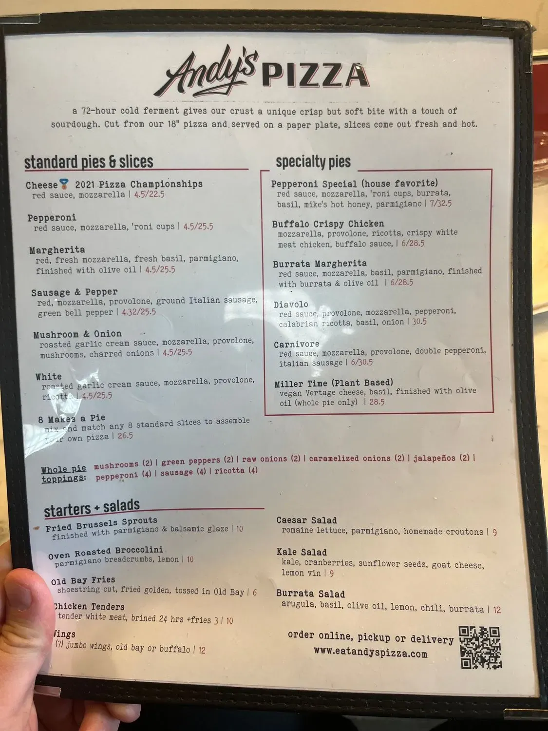 Menu 5